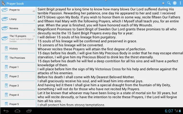 Prayer book android App screenshot 1